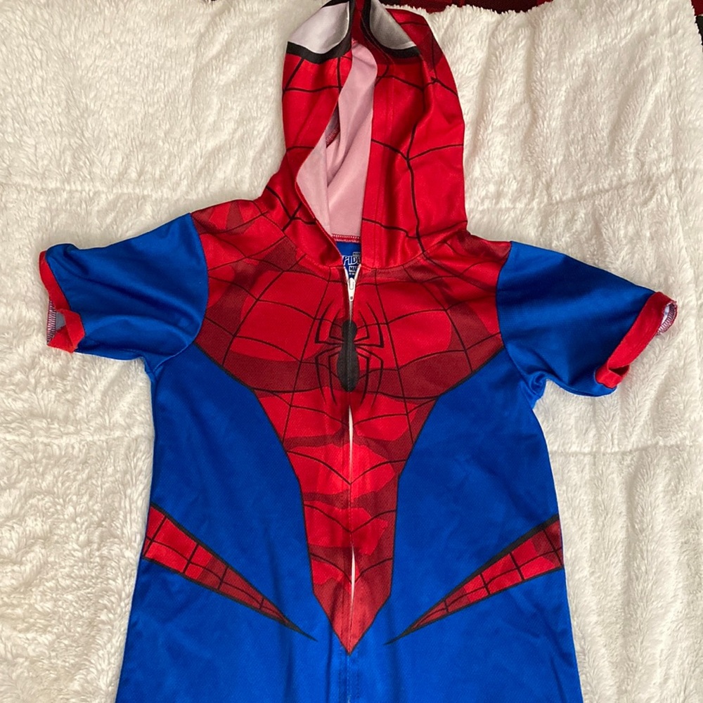 Kids Spider-Man and Pikachu hooded pjs